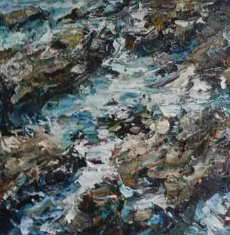 Rudi Weiss Bretagne, 31-03 Öl auf Leinwand