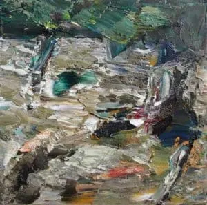 Rudi Weiss Landschaft, 31-2014 Öl auf Leinwand