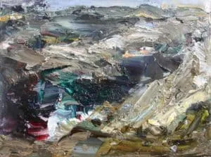 Rudi Weiss Landschaft, 36-2014 Öl auf Leinwand