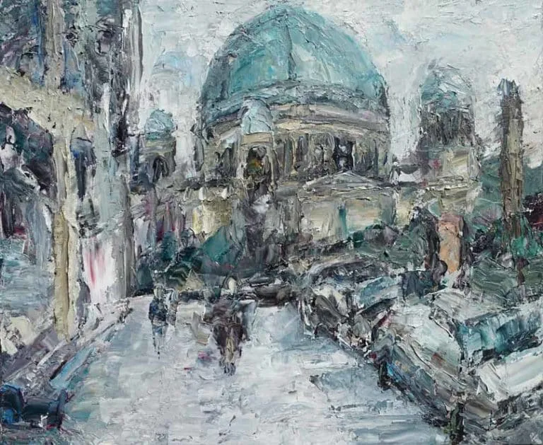 Rudi Weiss Berlin, 4-2017 Öl auf Leinwand