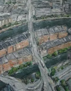 Rudi Weiss Hamburg, 7-16 Öl auf Leinwand