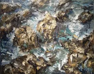 Rudi Weiss Bretagne, 14-99 Öl auf Leinwand