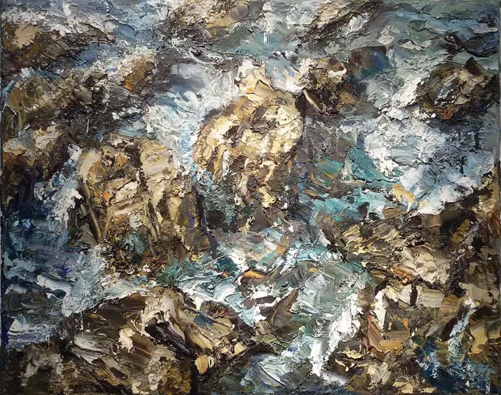 Rudi Weiss Bretagne, 14-99 Öl auf Leinwand