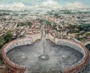 Rudi Weiss Rom, 21-2017 Öl auf Leinwand