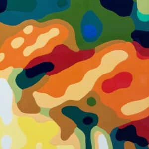 Konrad Winter München, 2025 Autolack auf Aluminium 100 x 110 cm Unikat