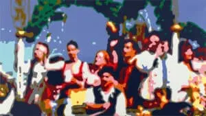 Konrad Winter Oktoberfest Autolack auf Aluminium 70 x 125 cm Unikat