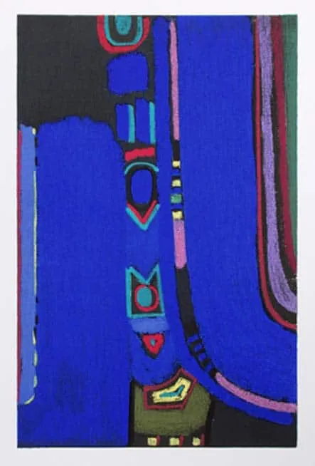 Max Ackermann Farbturm 1973, 2001 (Vorzugsausgabe Werkverzeichnis Siebdrucke) Siebdruck auf Zerkall-Bütten 50,7 x 32,8 cm