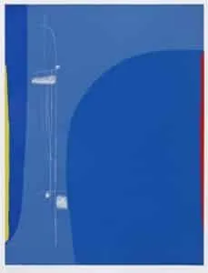 Max Ackermann Ohne Titel, 1962 Siebdruck auf glattem Karton 65,4 x 49,8 cm signiert