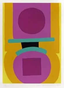 Max Ackermann Ohne Titel, 1970 Siebdruck auf Büttenkarton 42,7 x 31,1 cm signiert