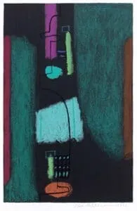 Max Ackermann Flucht aus dem Garten, 1973 (Blatt 4 der Mappe 