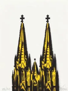Thomas Baumgärtel Bananensprayer Kölner Dom