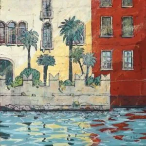 Ulrich Hartig Malcesine Mischtechnik/Leinwand