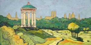 Ulrich Hartig Monopteros (München) Mischtechnik/Leinwand