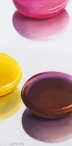 Petra Levis Smarties XXXI Aquarell 30 x 15 cm Unikat