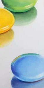 Petra Levis Smarties XXXVI Aquarell 30 x 15 cm Unikat