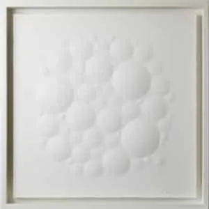 Ralph Kerstner Pure oxygen Prägegrafik, Büttenpapier Auflage a.p. 100 x 100 cm