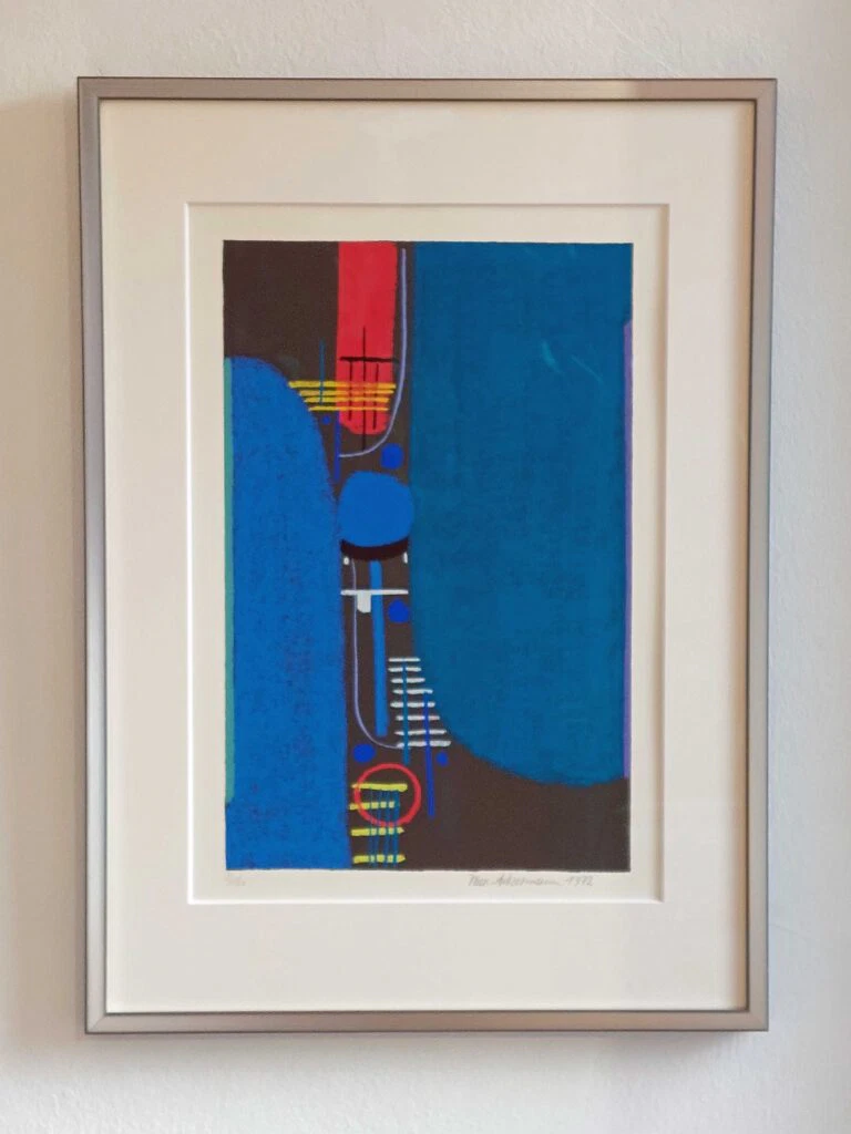 Max Ackermann Toccata, 1972 Siebdruck Auflage 3/120 WVZ S 7213