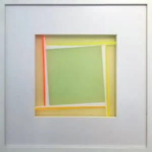 Klaus Joas MINT I Lichtverstärkendes Acrylglas, Karton 52,5 x 52,5 cm Unikat