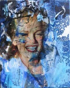 Monika Kaiblinger MM 11 Acryl auf Leinwand 30 x 24 cm Unikat