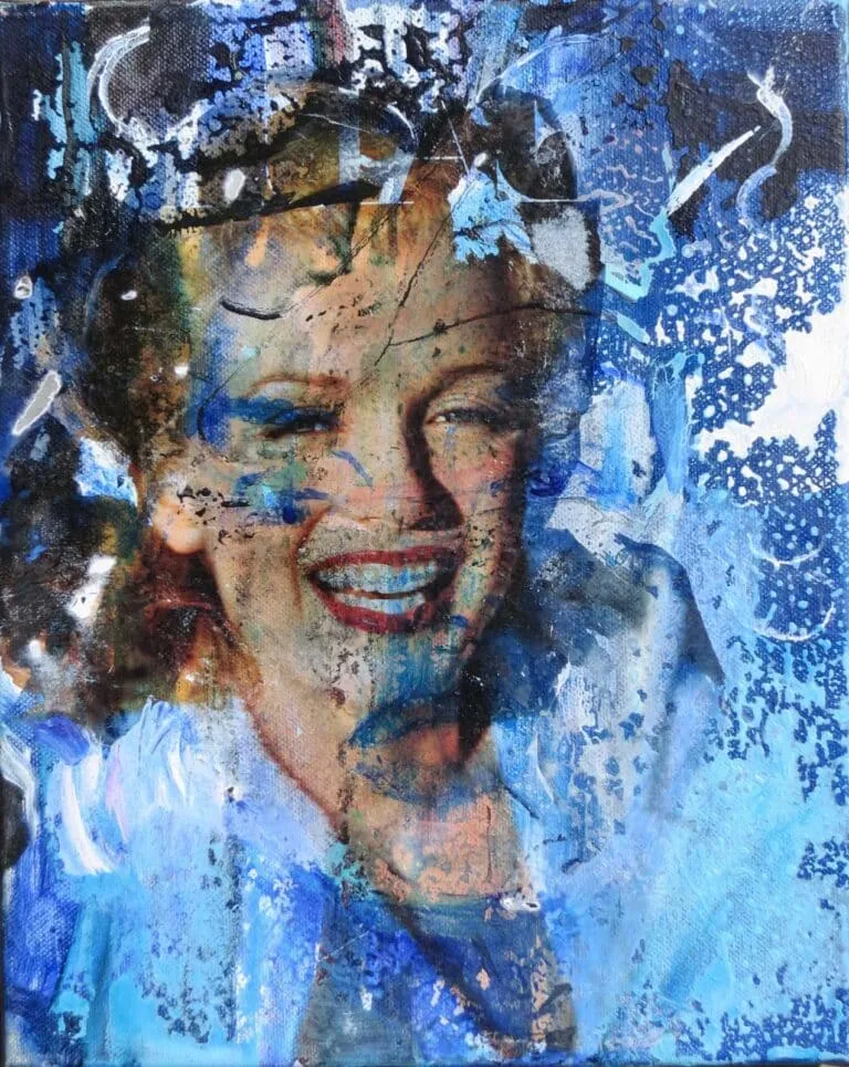 Monika Kaiblinger MM 11 Acryl auf Leinwand 30 x 24 cm Unikat