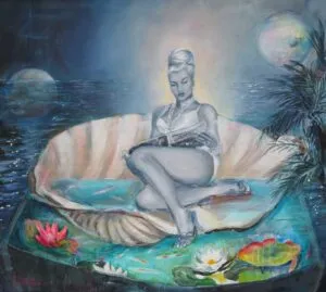 Monika Kaiblinger Venus Acryl auf Leinwand 125 x 140 cm Unikat