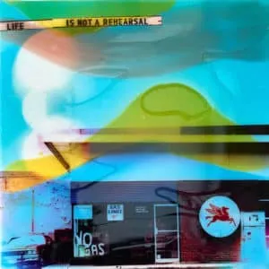 No Gas Mixed Media/Leinwand 40 x 40 cm Auflage 49 Exemplare