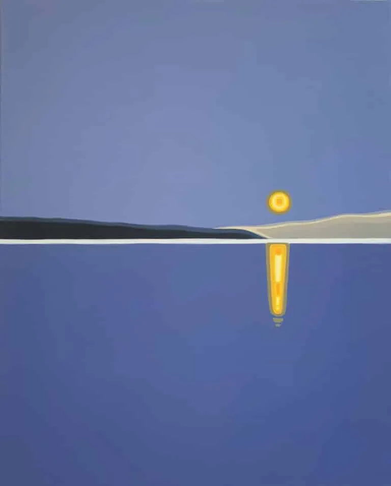 Sun Yun Park Imagiscape, At Night Öl/Leinwand 100 x 80 cm Unikat