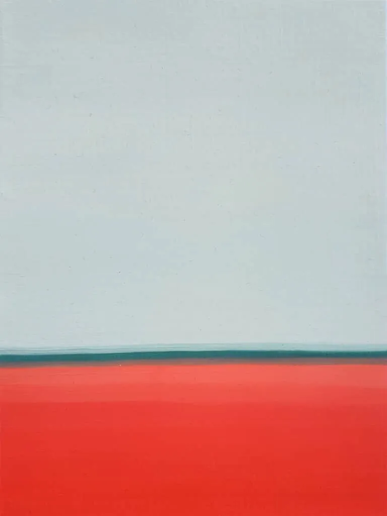 Sun Yun Park Imagiscape, Zen Öl/Leinwand 24 x 180 cm Unikat