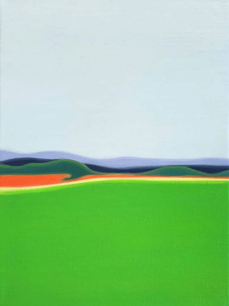 Sun Yun Park Imagiscape, Zen Öl/Leinwand 24 x 180 cm Unikat