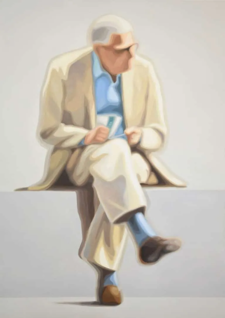 Sun Yun Park Peoplescape, My Time Öl/Leinwand 140 x 100 cm Unikat