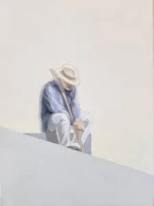 Sun Yun Park Peoplescape, Nr. 43 Öl/Leinwand 24 x 18 cm Unikat