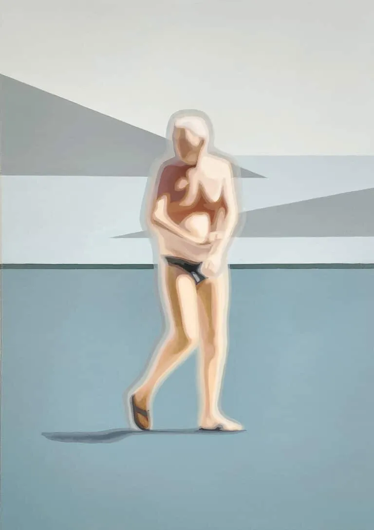 Sun Yun Park Peoplescape, Nr. 9 Öl/Leinwand 70 x 50 cm Unikat