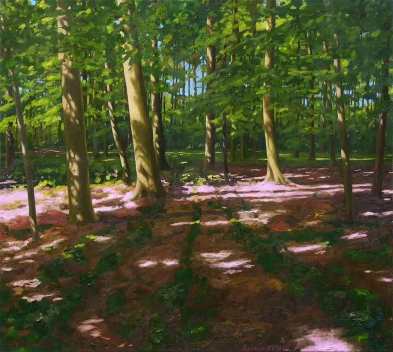 Hermann Reimer Durchblick Öl/Leinwand 125 x 140 cm Unikat
