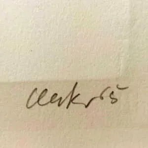 Günther Uecker o.T., Nagelaum,1965 (Signatur) Prägegrafik Auflage 50/100 Maße 76 x 56 cm handsigniert und nummeriert