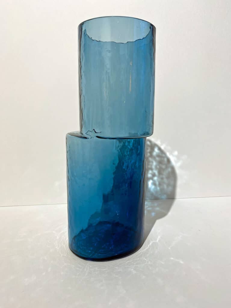 Réer, Cornelius Cornelius Réer MODUL Vase mit asymmetrischer Grundform Höhe 31 cm, Ø 13 cm